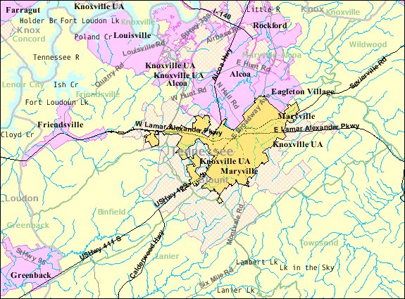 Eagleton, TN - File:Maryville-tn-map.gif - Wikimedia Commons